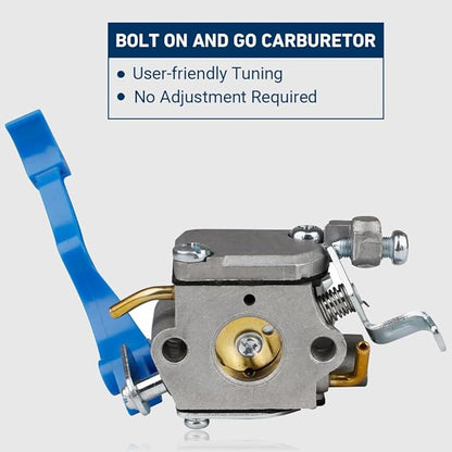 Huztl 125BV Carburetor Kit for Husqvarna 125B Handheld Leaf Blower 590460102
