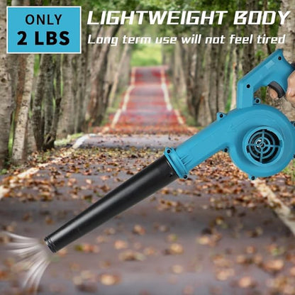 NEWONE Small Leaf Blower Cordless Mini Hand Electric Leaf Blower/Leaf Vacuum,20V 2 Speed Lightweight Sweeper Vacuum with 1 Battery and Charger,Portable for Lawn Care/Dust/Pet Hair/Dust/Small Trash