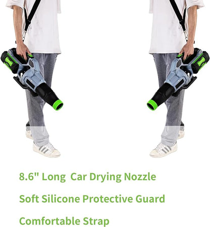 Car Drying Nozzle for EGO Leaf Blower Work for EGO 530 575 580 615 650 765 670 1 Pack + Shoulder Strap