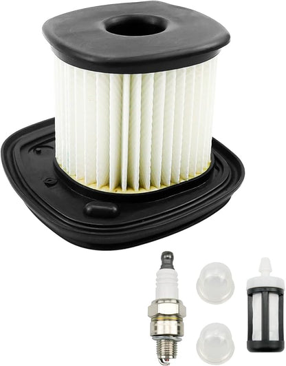 Filter Fits for Stihl BG56 BG66 BG86 BG86C Blower Replace 4241 140 4404, 4241 140 4403, 42411404400 with Spark Plug Fuel Filter, Black