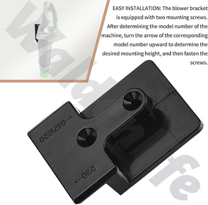 Leaf Blower Mounting Bracket / Leaf Blower Wall Mount Compatible with EGO Power+ 530 CFM, 580, 615, 650 Leaf Blower, Hanging Leaf Blower/Use for EGO Blower Wall Mount