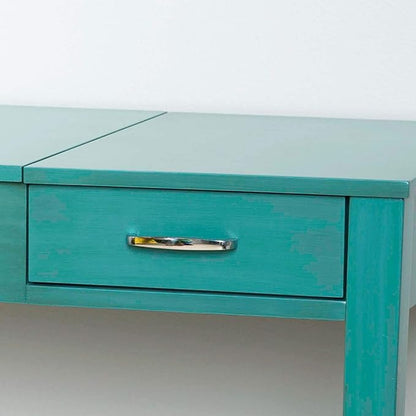 Hives & Honey Parsons Writing Vanity Computer Desk Office Furniture - Turquoise