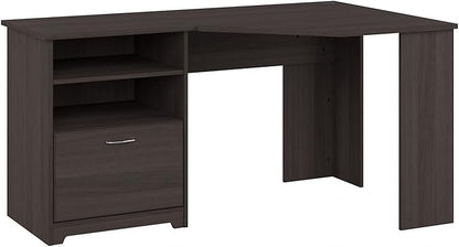 Bush Furniture Cabot Corner Desk, Heather Gray (WC31715K)