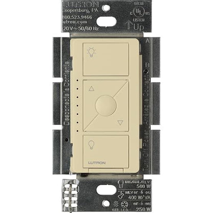 Lutron Caseta Original Smart Dimmer Switch ELV+ (Lutron Hub Required), 250W LED, Single-Pole/3-Way, Neutral Required, PD-5NE-IV, Ivory
