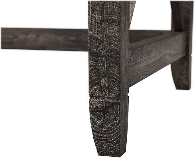 Bush Furniture Key West 60W L Shaped Desk with 2 Drawer Mobile File Cabinet in Dark Gray Hickory