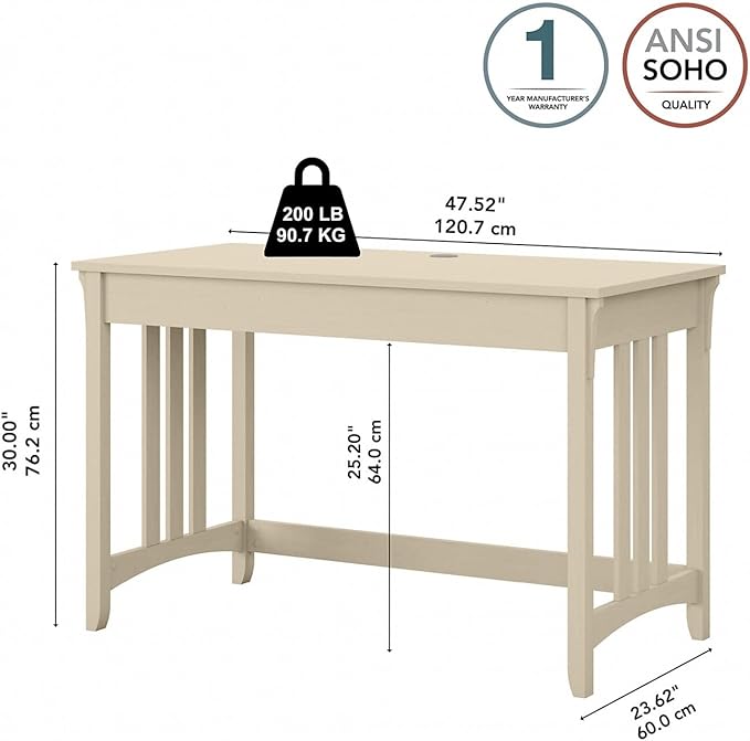 Bush Furniture Somerset 72W Desk Hutch in Platinum Gray
