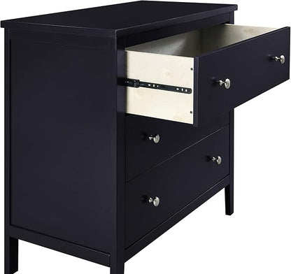 Delta Children Campbell 3 Drawer Dresser, Midnight Grey