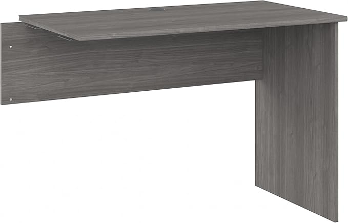 Bush Furniture Cabot 42W Shell Desk Return, 48W x 24D, Modern Gray