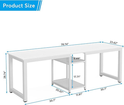 Computer Desk, White