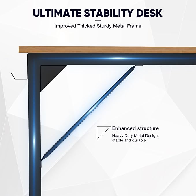 DUMOS 32 Inch Office Small Computer Desk Modern Simple Style Writing Study Work Table for Home Bedroom - Wood