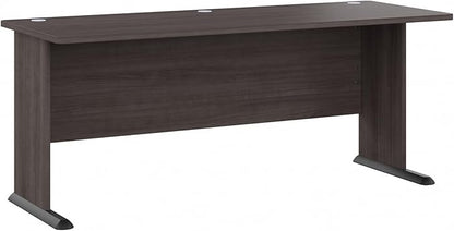 Bush Business Furniture Studio A Computer Desk, 6 Foot Gaming and Work Table for Home or Professional Office, 72W, Storm Gray