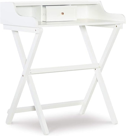 Linon Home Décor Mable White Folding Desk