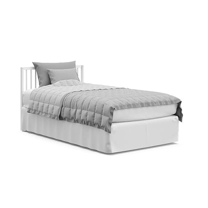 Graco Teddi 4-in-1 Convertible Mini Crib with Bonus Water-Resistant Mattress (White) – GREENGUARD Gold Certified, 2.75-Inch Mattress Included, Convenient Size, Easy 30-Minute Assembly