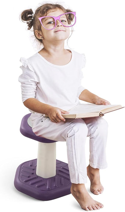 Wobble Chair for Kids, Wiggle Stool Flexible Seating Classroom, Improves Focus& Attention, Posture & ADHD Chair, Ages 3-8