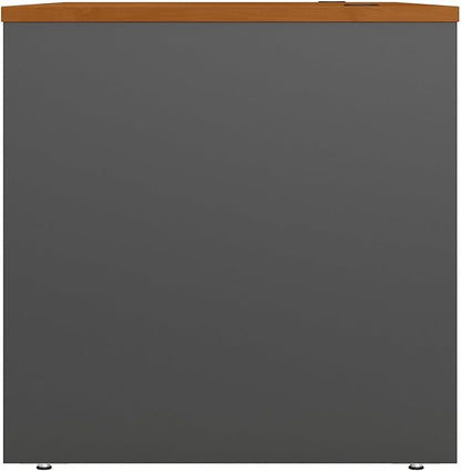 Bush Business Furniture Series C 60W Office Desk in Natural Cherry, Large Computer Table for Home and Professional Workplace