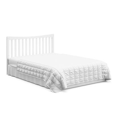 Graco Remi 4-In-1 Convertible Crib & Changer With Drawer (White) – GREENGUARD Gold Certified, Crib And Changing-Table Combo, Includes Changing Pad, Converts To Toddler Bed, Full-Size Bed