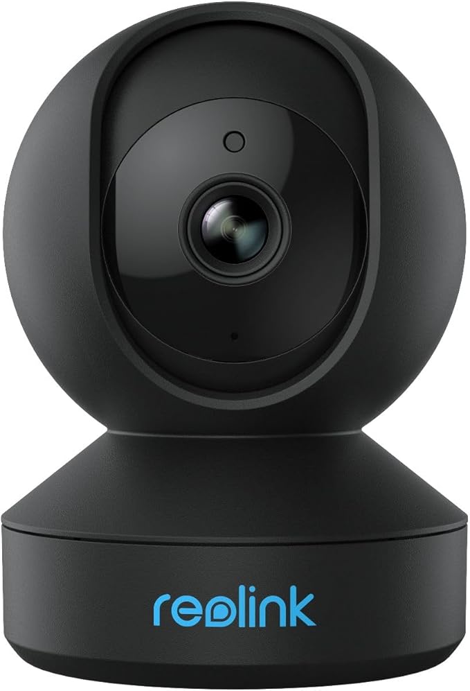 REOLINK Indoor Security Camera E1 Pro(Black), 4MP Plug-in Pet Camera Support 2.4/5 GHz WiFi, 360 Degree Auto Tracking Baby/Dog Monitor, Person/Pet Detection, Night Vision, 2 Way Audio, Local Storage