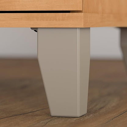 Bush Furniture Somerset 2 Drawer Lateral File Cabinet | Letter, Legal, and A4-size Document Storage for Home Office, 30W x 17D x 29H, Maple Cross