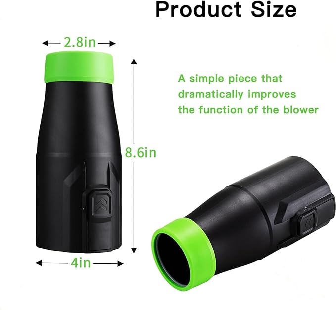 Car Drying Nozzle for EGO Leaf Blower Nozzle Work for EGO 530 575 580 615 650 765 670- Bare Nozzle 1 Pack