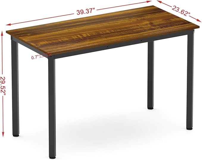Weehom Computer Desk 39" Small Desk for Home Office Study Writing Laptop Dining Table for Small Spaces