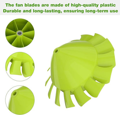 529437003/529437004/529437001 Blower Fan Blade for Ryobi 18 Volt/Homelite Blower Fan P2108 P21081 P21081VN P21081VNM (W/Insert Nut