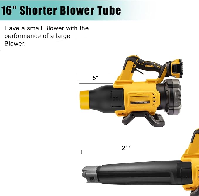 Car Drying Nozzle for Dewalt 20V MAX Leaf Blower(DCBL722B DCBL722P1), Blower Nozzle for Dewalt- Bare Nozzle 1 Pack(DCE100B DCBL720P1 Not Fit)