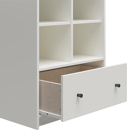 Ameriwood Home The Loft 1 Drawer Storage Tower, White