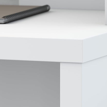 Bush Business Furniture Echo Bow Front Desk, 72W, Pure White
