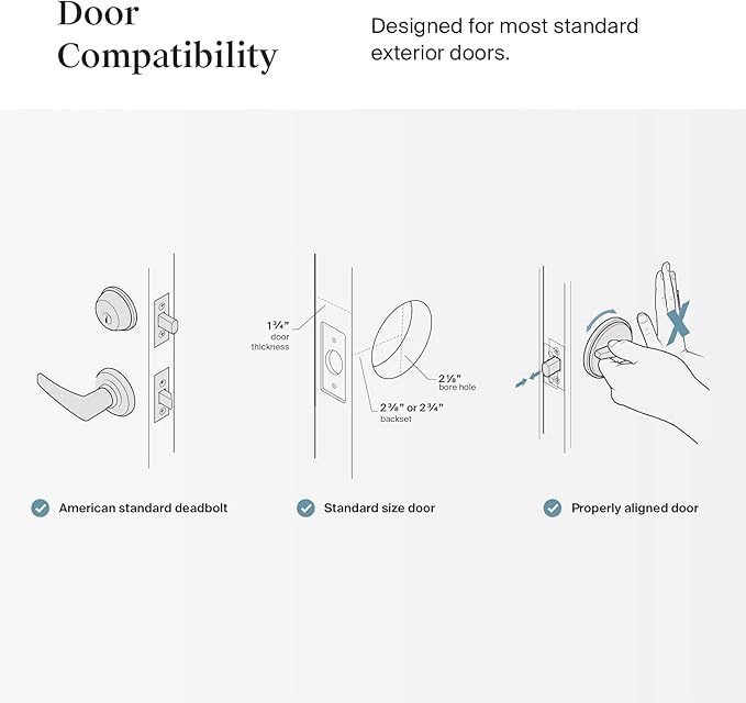Level Lock Smart Lock - World's Smallest Smart Lock - Level App for iOS & Android - Works with Apple Home (Polished Brass)