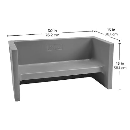 Children's Factory Adapta-Bench, CF910-056, Fern, Kids Flexible Seating, Classroom, Preschool and Daycare Furniture, Indoor or Outdoor Toddler Chairs