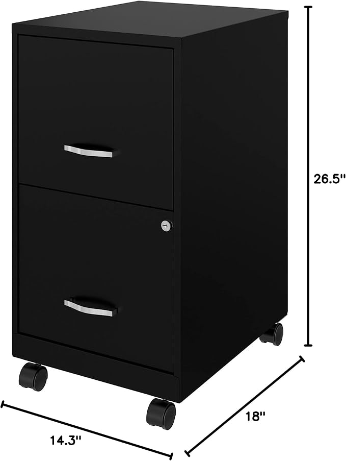 Lorell LLR00061 - SOHO File/File 2-Drawer Mobile File Cabinet