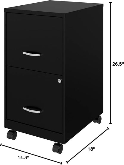 Lorell LLR00061 - SOHO File/File 2-Drawer Mobile File Cabinet
