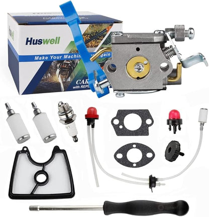 125B Carburetor Air Filter Parts kit for Husqvarna 590460102 125B 125BX 125BVX Leaf Blower Zama C1Q-W37 545081811 581798001 Engine Carb