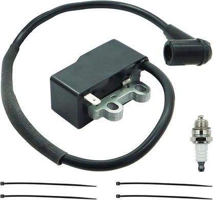 A411001620 Ignition Coil for Echo PB-580H,PB-580T Backpack Blower Engine Flywheel Coli Module with Spark Plug