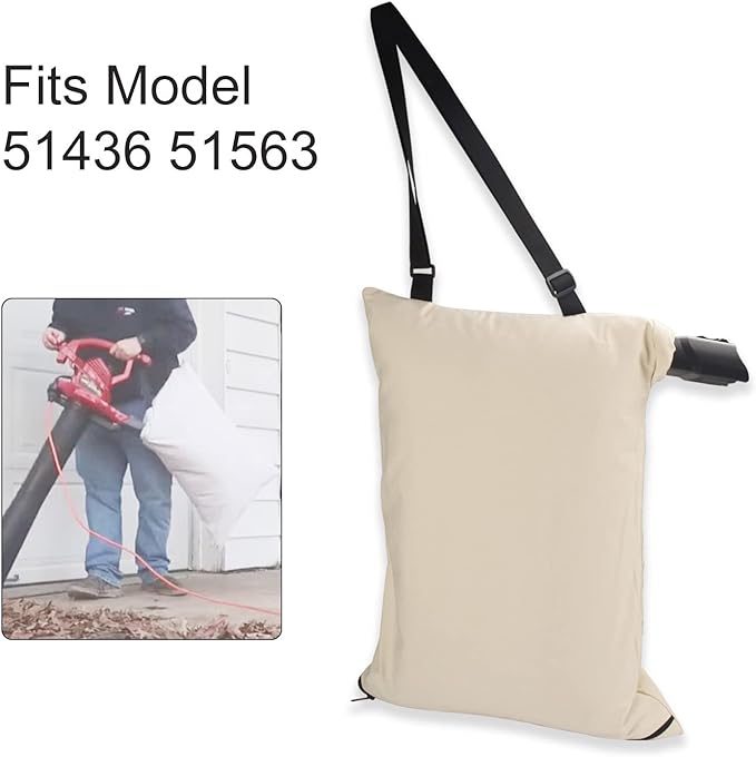 127-7040 Blower Debris Vacuum Bag, Compatible with Toro Leaf Blower 137-2336 108-8994 127-7040, Fits Model 51436 51563 51581 51594 51599 51609 51619 51621