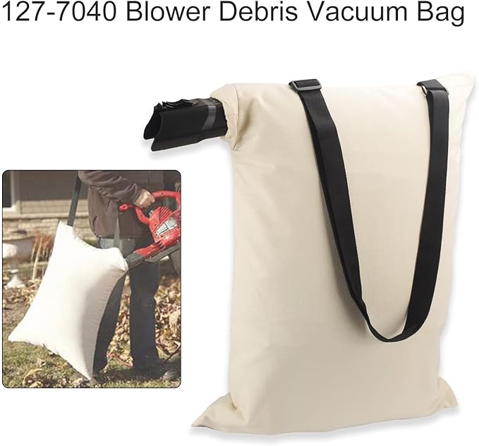 127-7040 Blower Debris Vacuum Bag, Compatible with Toro Leaf Blower 137-2336 108-8994 127-7040, Fits Model 51436 51563 51581 51594 51599 51609 51619 51621