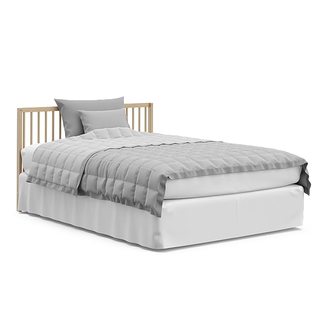 Graco Teddi 5-in-1 Convertible Crib with Drawer (Driftwood) – GREENGUARD Gold Certified, Crib with Drawer Combo, Full-Size Nursery Storage Drawer, Converts to Toddler Bed, Daybed and Full-Size Bed