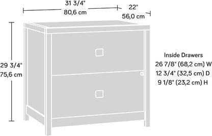 Sauder Cannery Bridge Lateral File, L: 31.73" x W: 22.05" x H: 29.76", Sindoori Mango finish