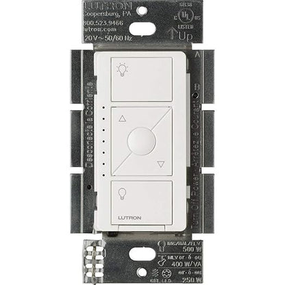 Lutron Caseta Original Smart Dimmer Switch ELV+ (Lutron Hub Required), 250W LED, Single-Pole/3-Way, Neutral Required, PD-5NE-WH 10-PACK, White, 10 Pack