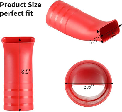 Flat Bend Nozzle for Milwaukee M18 Fuel Leaf Blower - Leaf Blower Nozzle for Drying, Blow-Drying, and Purging Cars, Trucks, and Tool Boxes (1 Pack, No Tool)