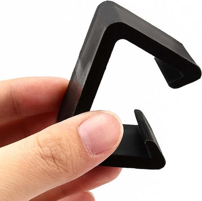 30 PCS Outdoor Furniture Clips, Patio Furniture Fasteners Outdoor Furniture Clips Wicker for Home, Patio and Outdoor Furniture, Black