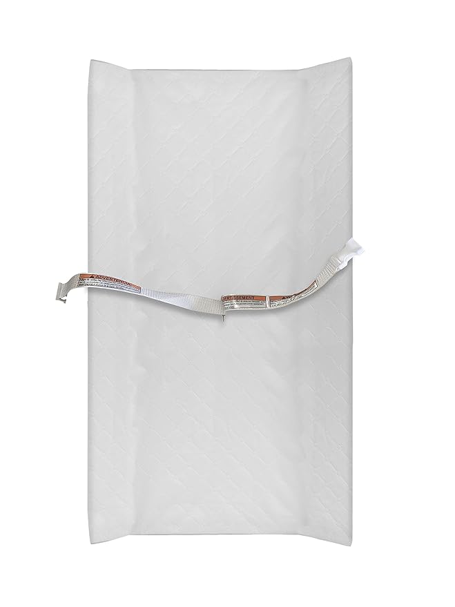 Delta Children Abby Convertible Crib 'N' Changer + Changing Pad and Cover [Bundle], Bianca
