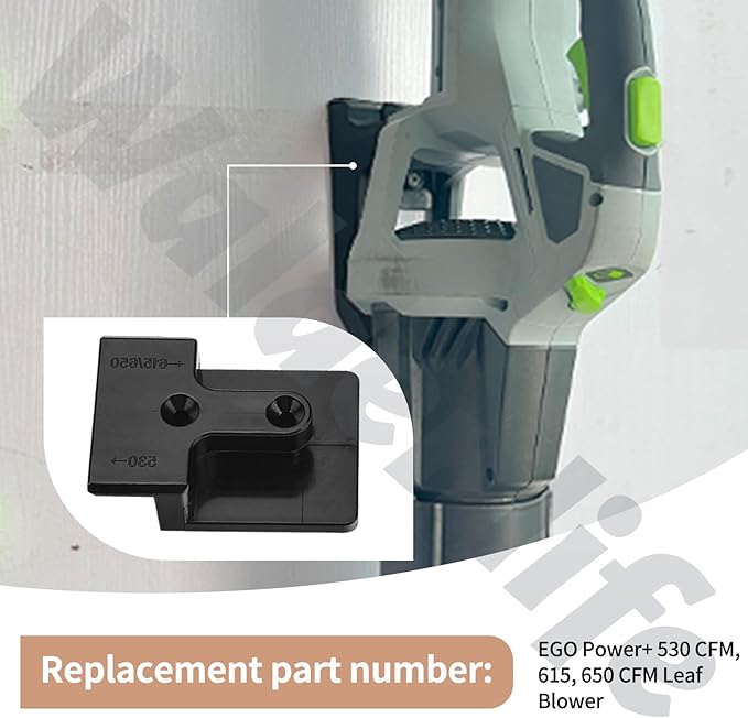Leaf Blower Mounting Bracket / Leaf Blower Wall Mount Compatible with EGO Power+ 530 CFM, 580, 615, 650 Leaf Blower, Hanging Leaf Blower/Use for EGO Blower Wall Mount