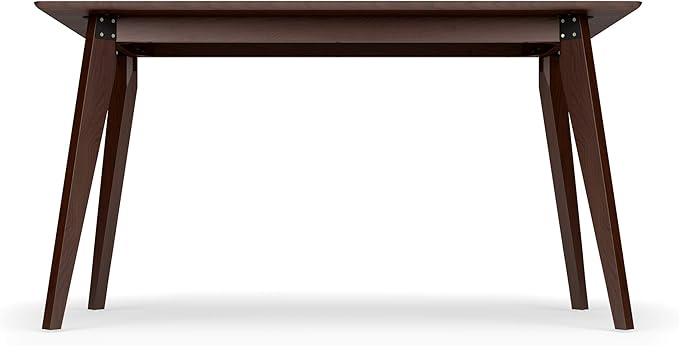 HON Basyx BSX55WPLMWMW Modern Home Office Wood Computer Desk, 55", Walnut