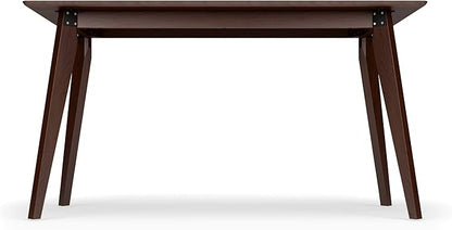 HON Basyx BSX55WPLMWMW Modern Home Office Wood Computer Desk, 55", Walnut
