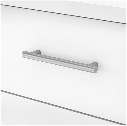 Bush SET015WH Somerset 35-Inch -41-Inch Adjustable Desk with Hutch, White