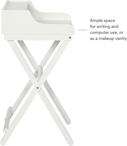 Linon Home Décor Mable White Folding Desk