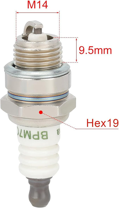 581798001 Fuel Line 581798001 Air Filter Kit for Husqvarna 125B Fuel Line Kit 125 B 125BX 125BVX Handheld Leaf Blower with Fuel Filter Grommet Primer Bulb Spark Plug