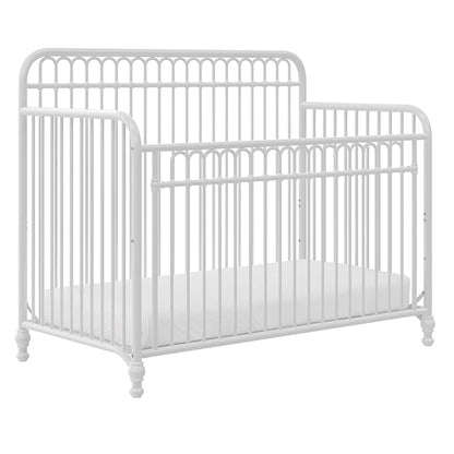 Little Seeds Ivy 3-in-1 Convertible Metal Crib, Off White