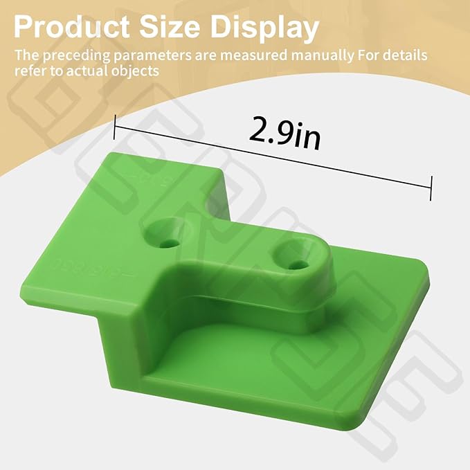 Blower Wall Mount/Mounting Bracket for EGO 530CFM 615/650CFM Leaf Blower, Suitable for Two Different Types of Blowers, Does Not Fit 765 CFM Vane Blower Models, W/Screws, Green